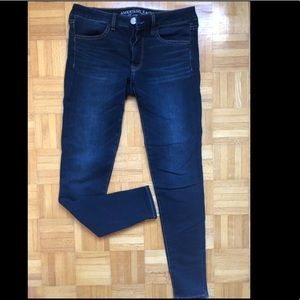 American Eagle 360 Stretch Blue Jeggings